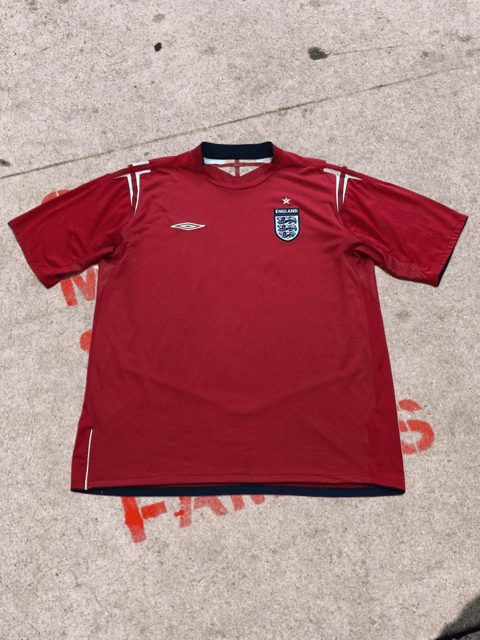 Umbro England Away Football Shirt Umbro Soccer Jersey Size US XXL / EU 58 / 5 - 1 Thumbnail