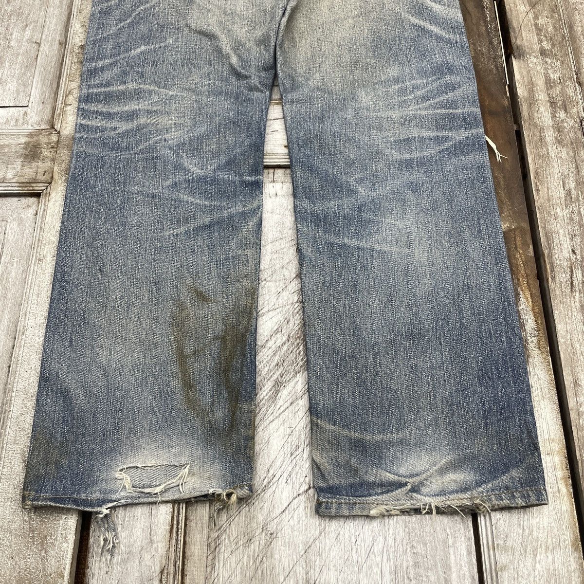 Levi's Vintage Classic Levis 503 Distressed Jeans wc 340 Size US 32 / EU 48 - 7 Thumbnail