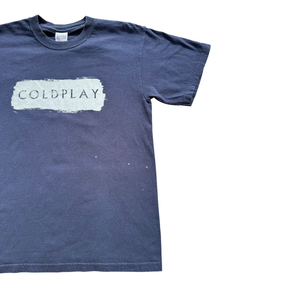 Vintage Coldplay North America Tour 2003 T-Shirt Gildan Navy Size US M / EU 48-50 / 2 - 4 Thumbnail