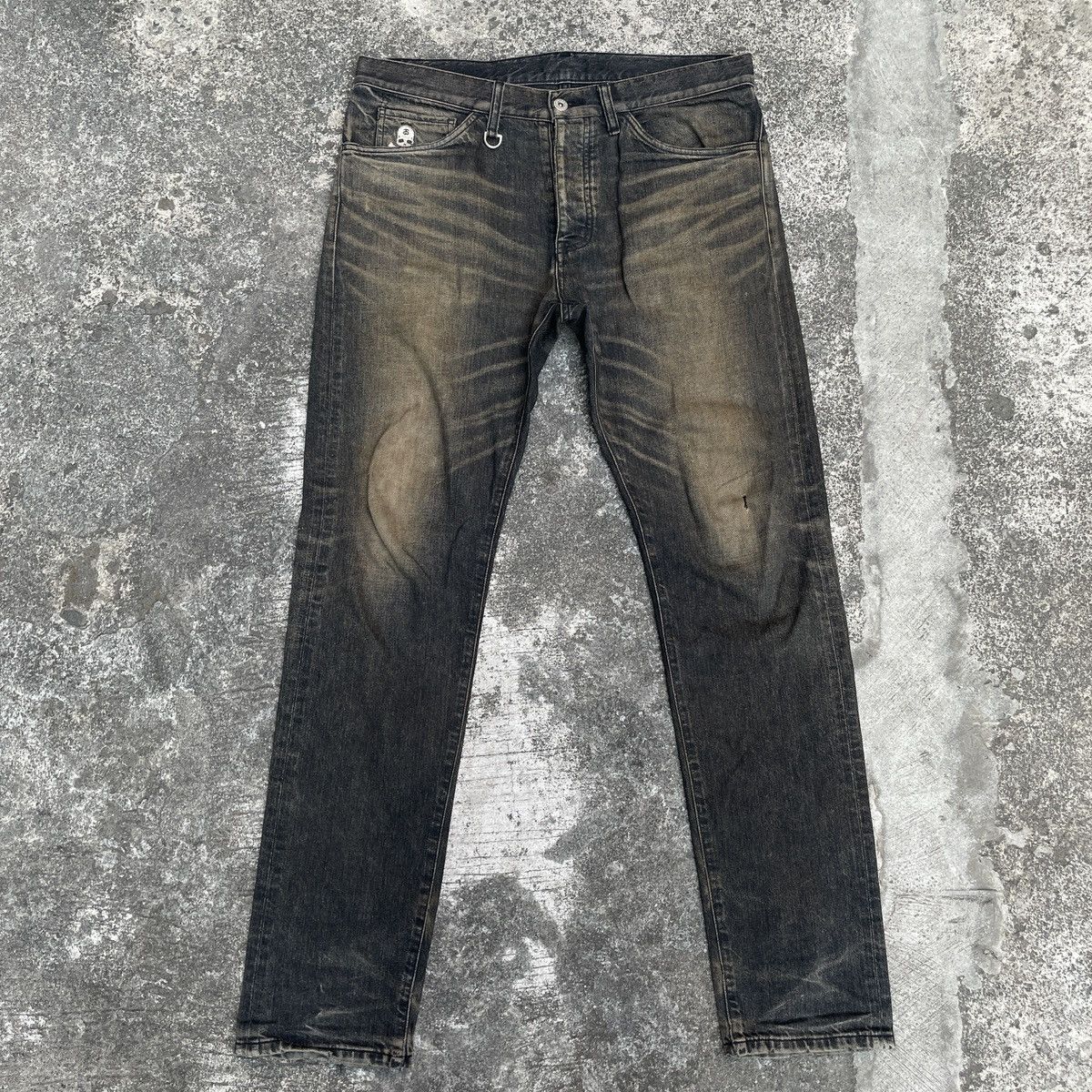 Mastermind Japan × Stussy Stussy x mastermind Japan Denim Pants Black Skull Embroidery Size US 34 / EU 50 - 7 Thumbnail