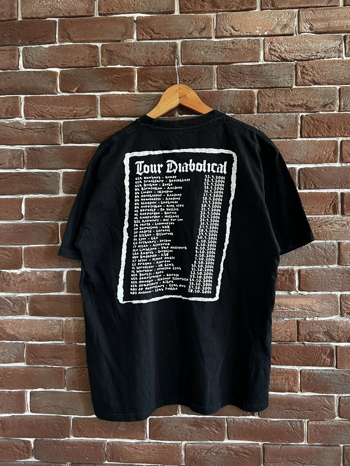 Band Tees Vintage Y2K Satyricon Diabolical Black Metal Band T Shirt Size US XL / EU 56 / 4 - 2 Thumbnail