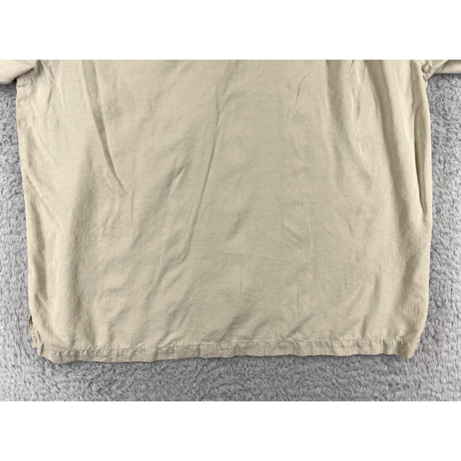Tommy Bahama Tommy Bahama Shirt XL Beige Palm Tree Button-Up Hawaiian Resort Aloha Beach Mens Size US XL / EU 56 / 4 - 7 Thumbnail