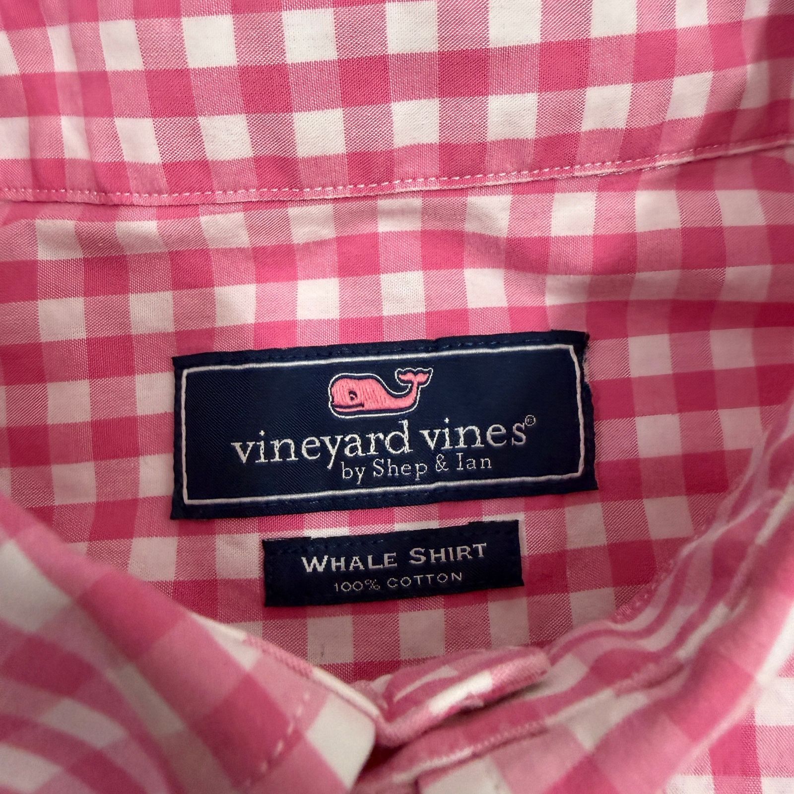 Vineyard Vines Vineyard Vines Whale Shirt Small Pink White Plaid Button Size US S / EU 44-46 / 1 - 5 Thumbnail