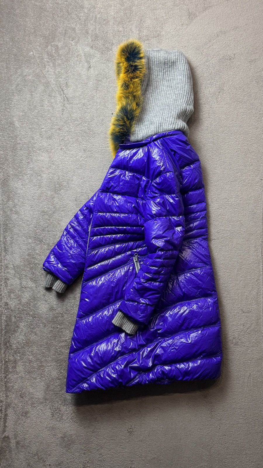 Japanese Brand Y2K Fur Hood Down Jacket if6was9 cdg LGB hysteric glamour y3 Size M / US 6-8 / IT 42-44 - 1 Thumbnail