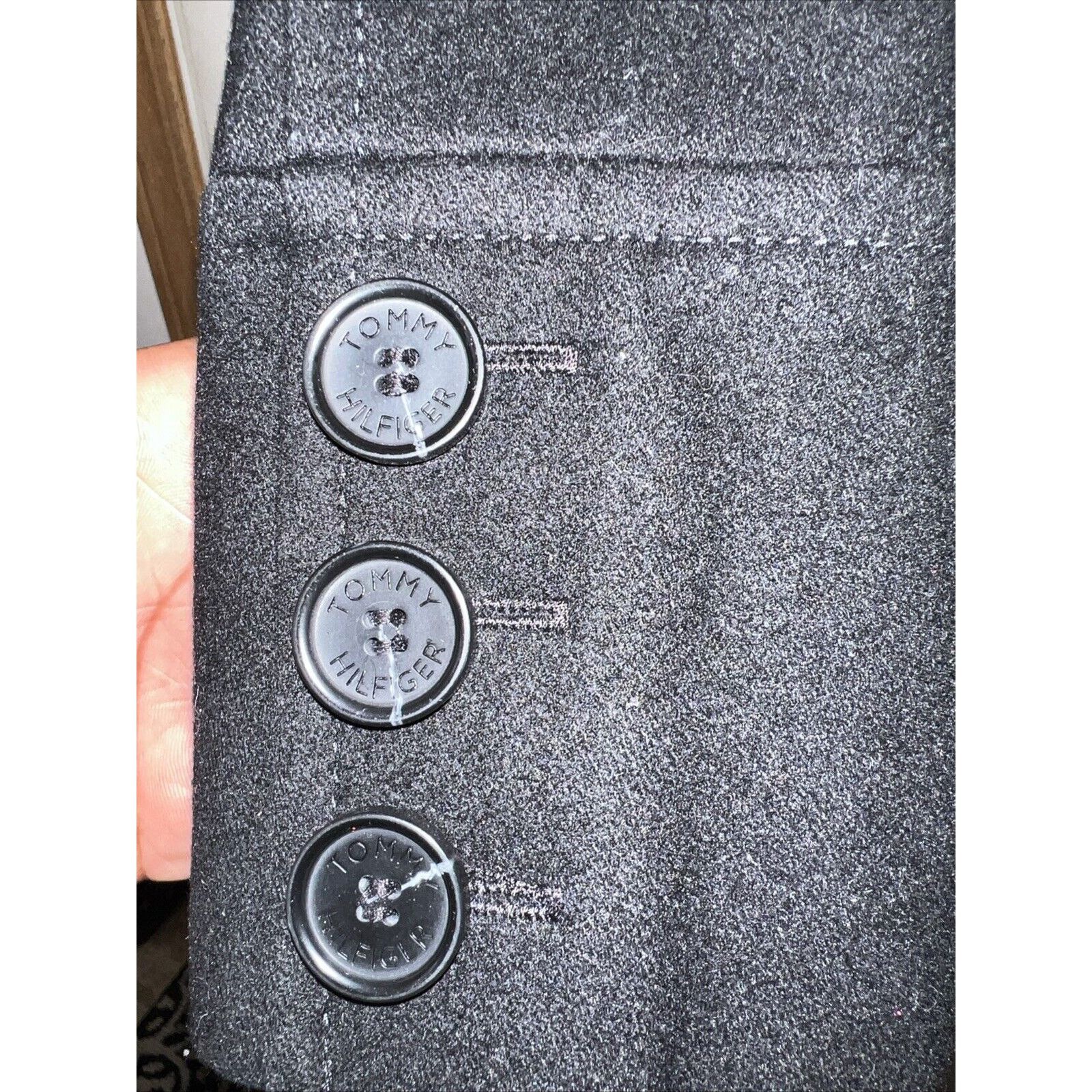 Tommy Hilfiger Tommy Hilfiger Parka Jacket Pea Coat Black Size 4 Wool-Blend Size S / US 4 / IT 40 - 6 Thumbnail