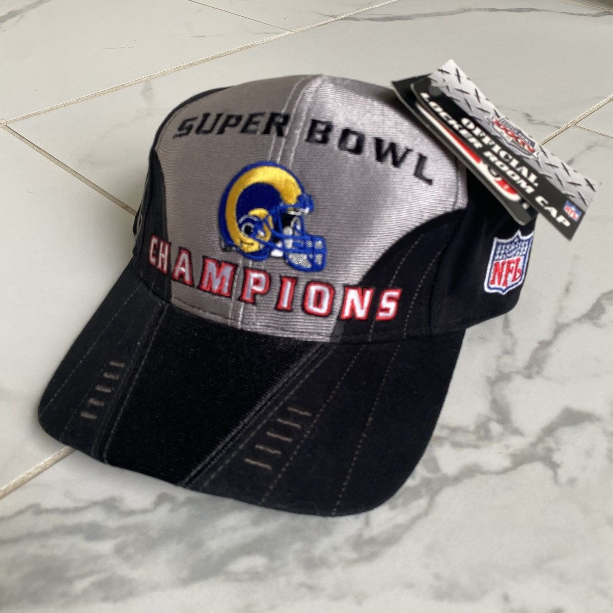 Puma Vintage 2000 St Louis Rams Super Bowl Champions Hat Cap Puma Size ONE SIZE - 2 Thumbnail
