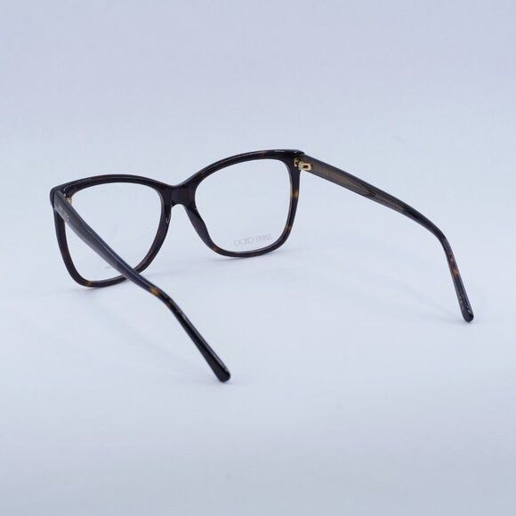 Jimmy Choo Jimmy Choo JC362 0086 00 Eyeglasses Havana 55mm Frame Size ONE SIZE - 6 Thumbnail