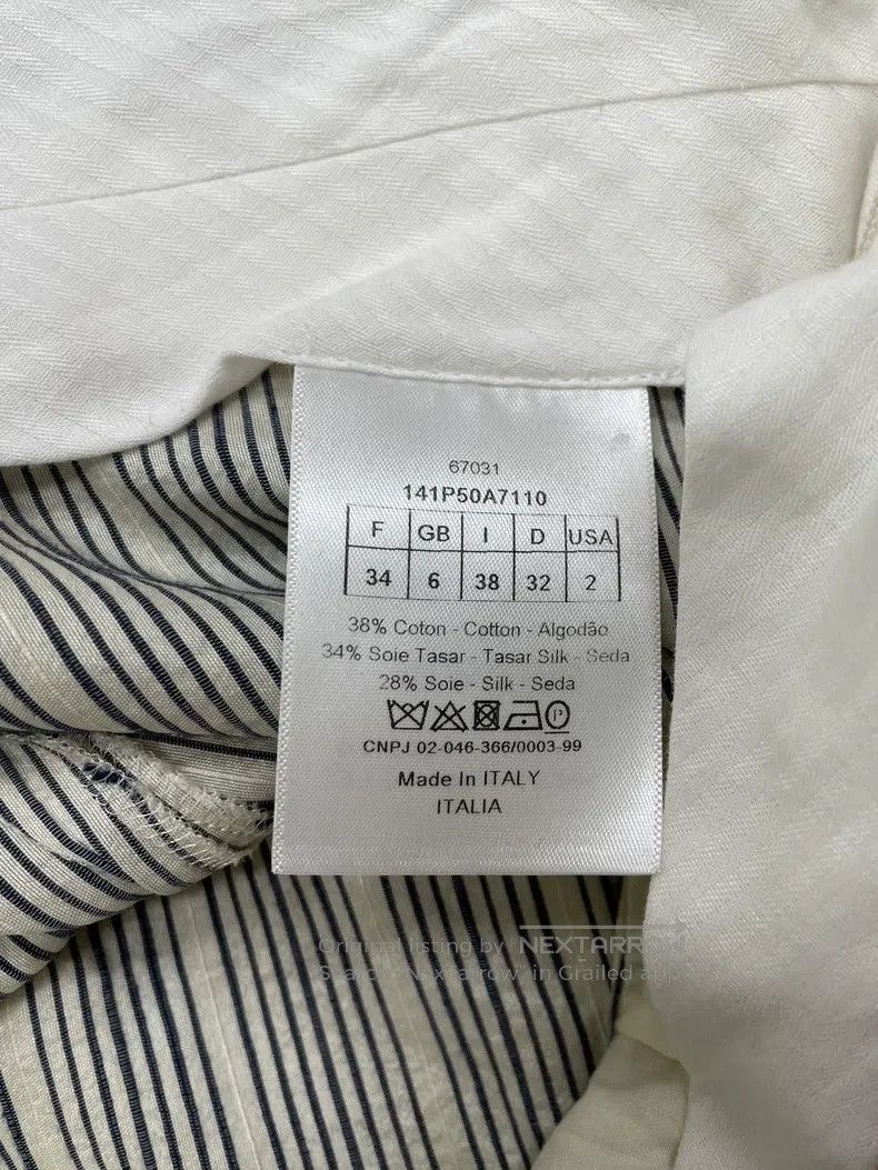 Dior Dior Button striped wide-leg trousers Size 42" / US 20 - 4 Thumbnail