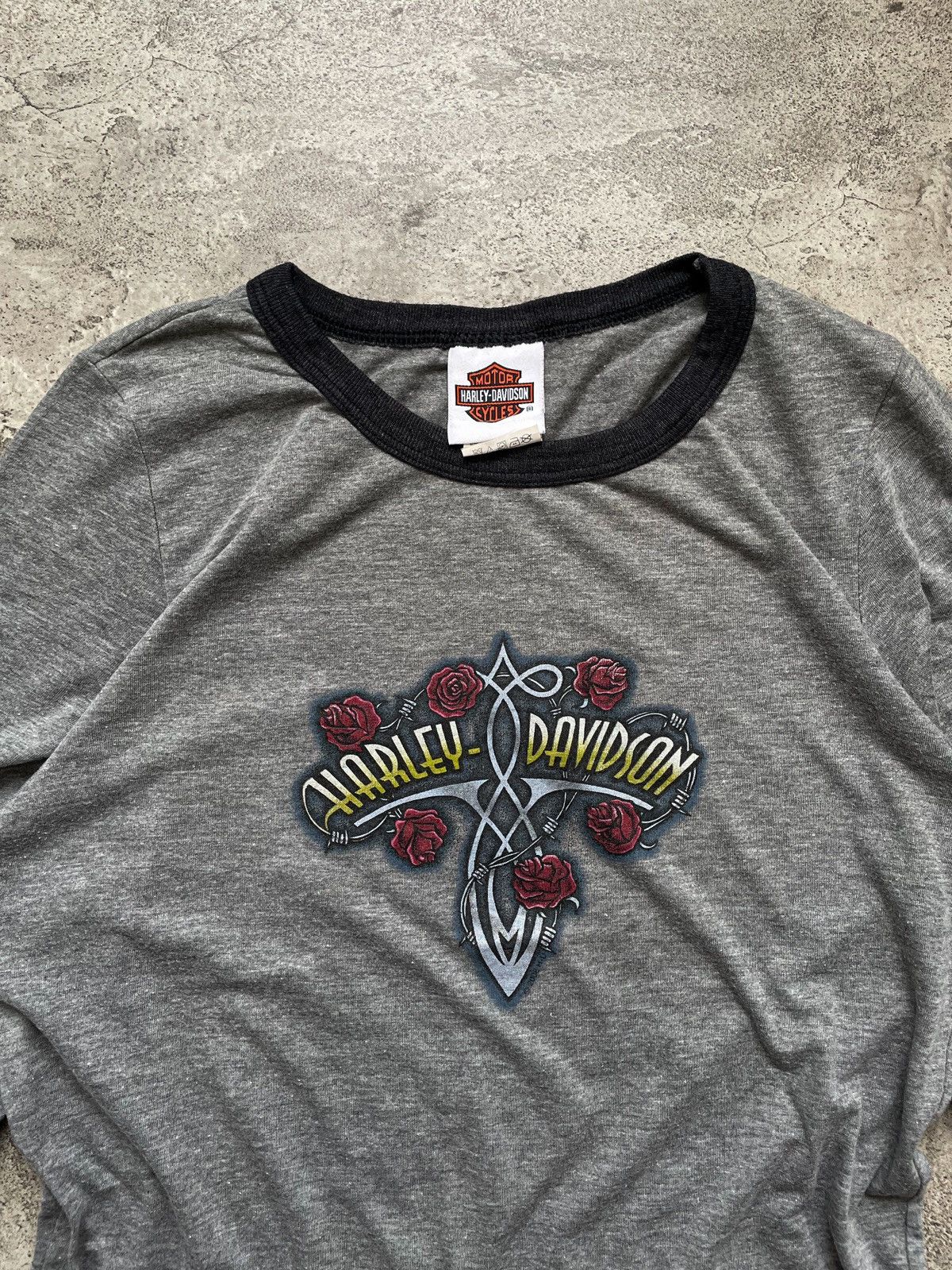 Harley Davidson Vintage Y2K 2008 Harley Davidson Daytona Long Sleeve Shirt Size S / US 4 / IT 40 - 2 Thumbnail