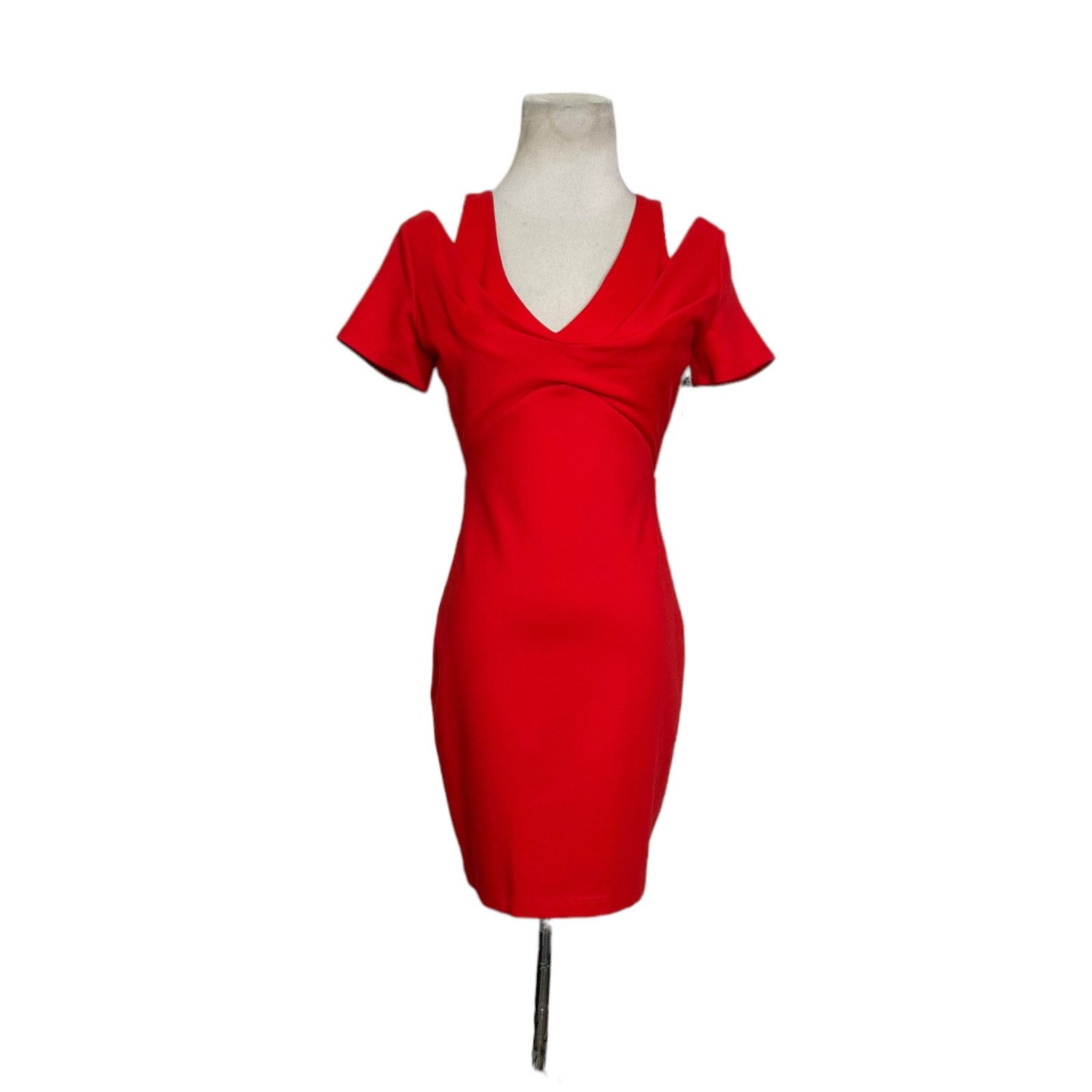 Bailey 44 BAILEY/44 red short sleeves cocktail dress size Small Size S / US 4 / IT 40 - 18 Thumbnail
