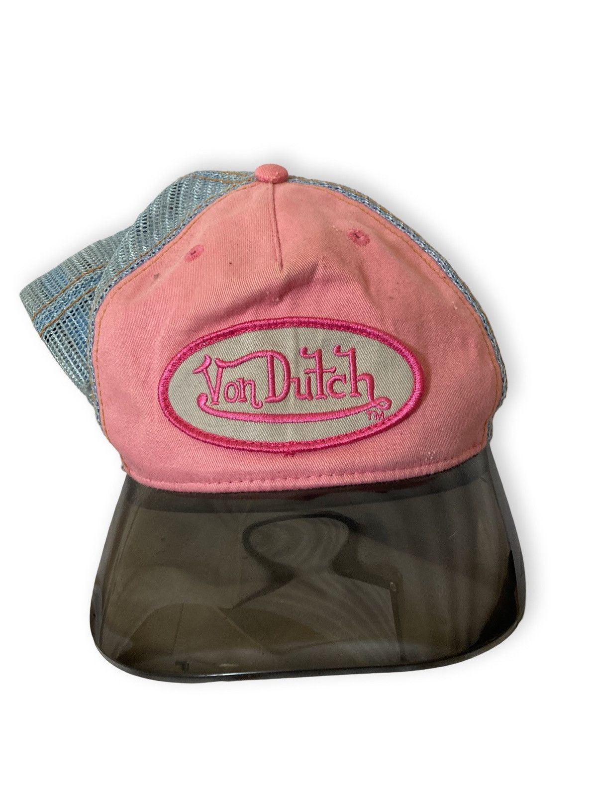 Von Dutch Von Dutch Cotton Candy Translucent Brim Trucker Hat Size ONE SIZE - 6 Thumbnail