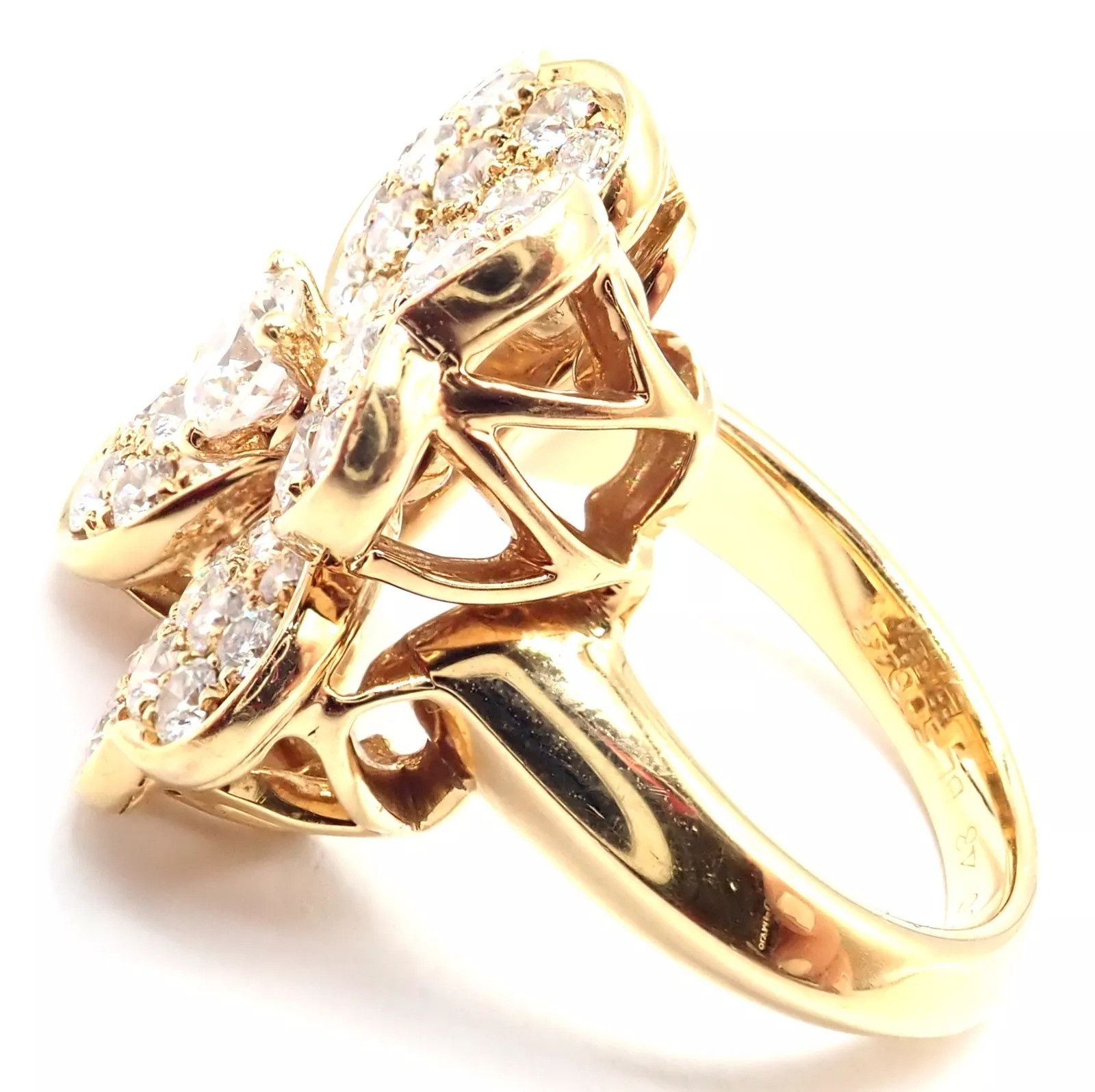 Van Cleef & Arpels Van Cleef & Arpels 18k Yellow Gold Diamond Medium Ring Size ONE SIZE - 5 Thumbnail