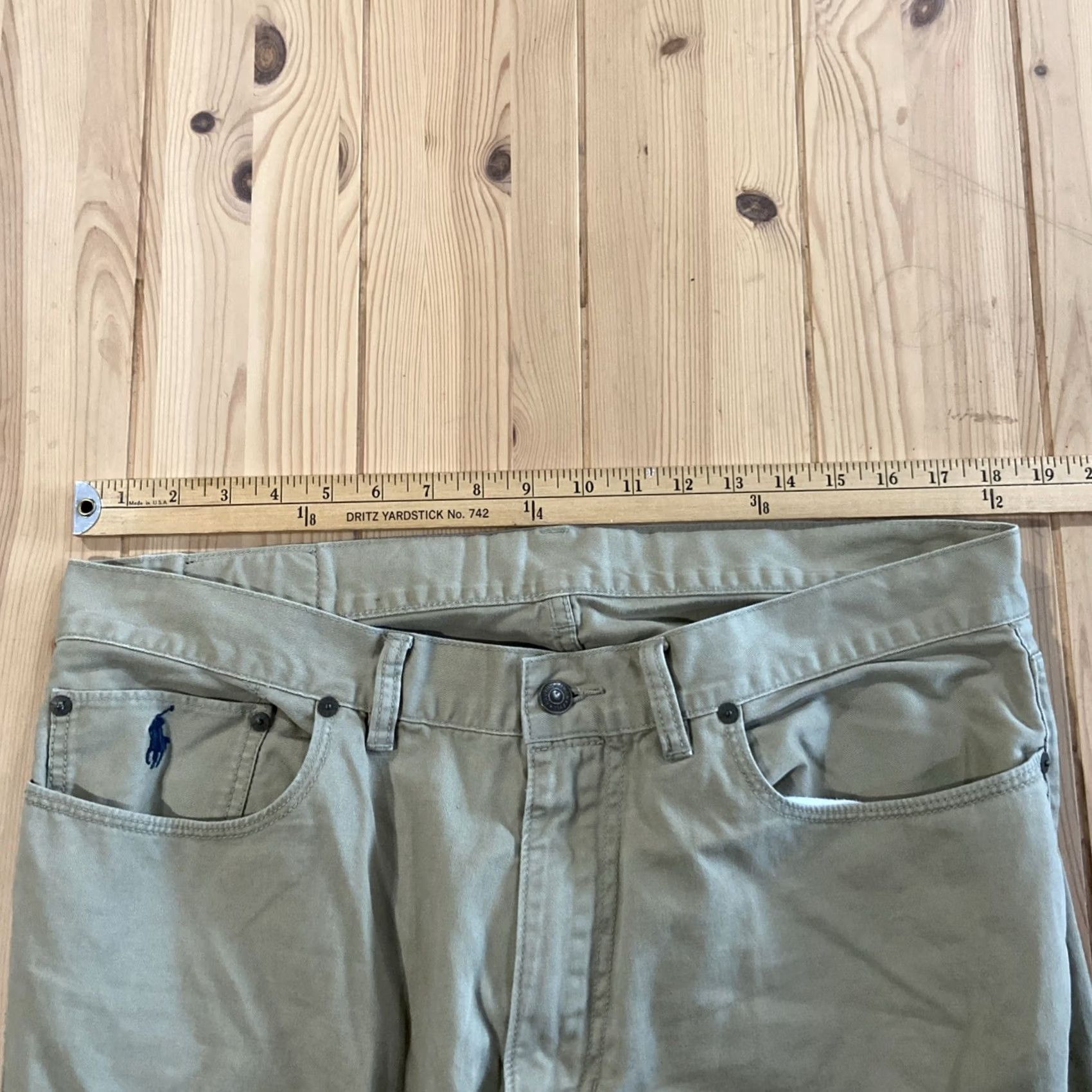 Polo Ralph Lauren Polo Ralph Lauren Chino Pants 5 Pocket Flat Front Khaki Beige Regular 36 x 32 Men’s Shirts? Size US M / EU 48-50 / 2 - 4 Thumbnail