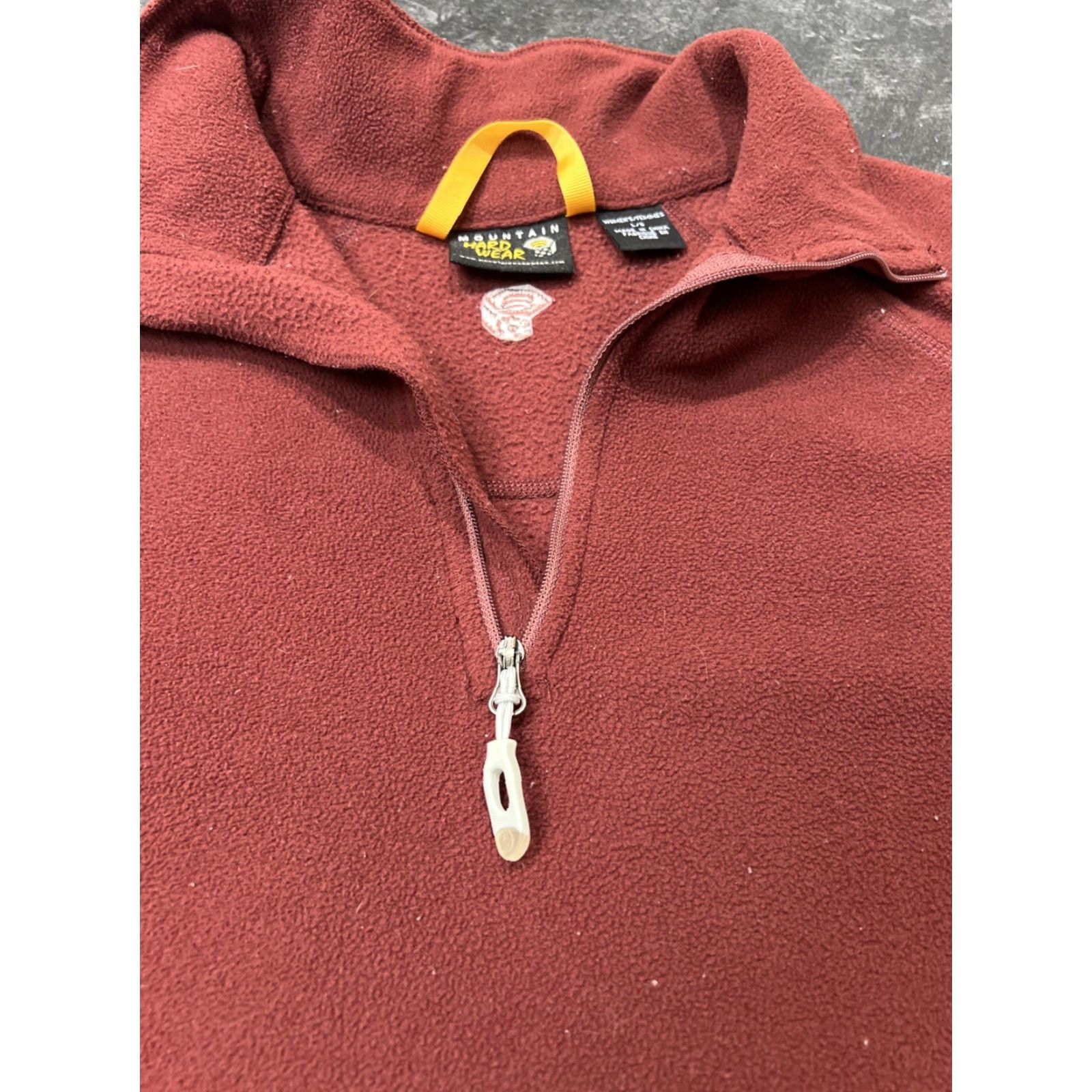 Mountain Hardwear Mountain Hardwear Women's Fleece Pullover Sweater Medium Red 1/4 Zip Outdoor Activewear Size M / US 6-8 / IT 42-44 - 4 Thumbnail