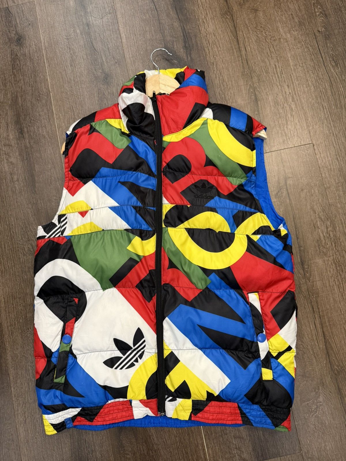 Adidas y2k ADIDAS Multicolor Padded Vest Down Size US S / EU 44-46 / 1 - 1 Thumbnail