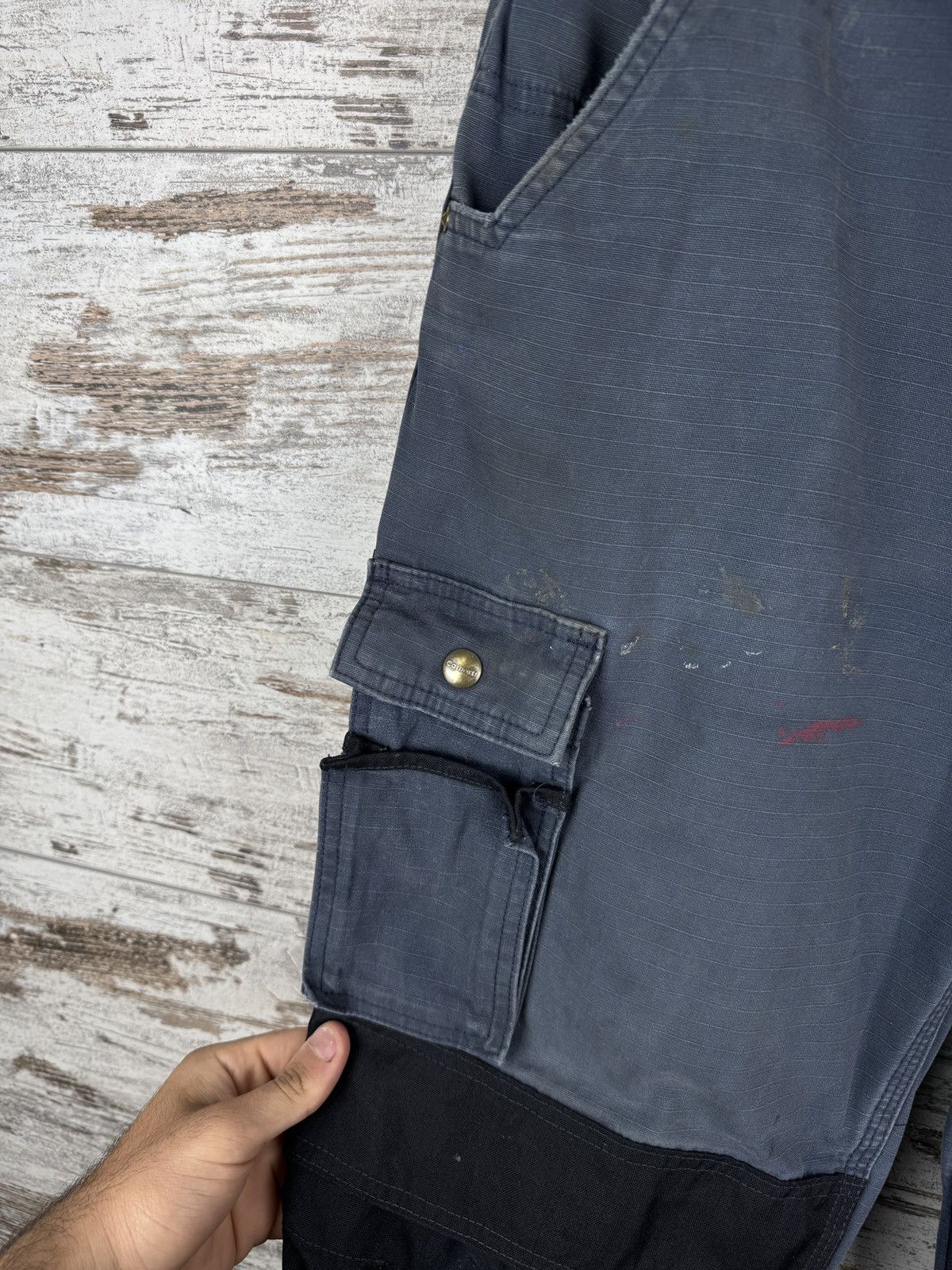Carhartt Distressed Vintage Carhartt Workwear Double Knee Cargo pants Size US 34 / EU 50 - 17 Thumbnail