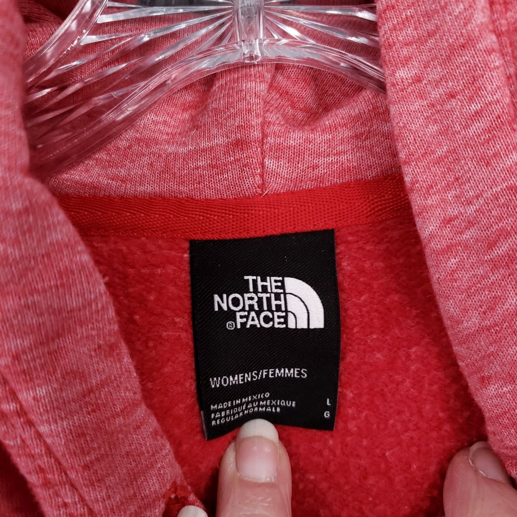 The North Face The North Face Hoodie Womens L Large Pink Fleece Sweatshirt Never Stop Exploring Size L / US 10 / IT 46 - 7 Thumbnail