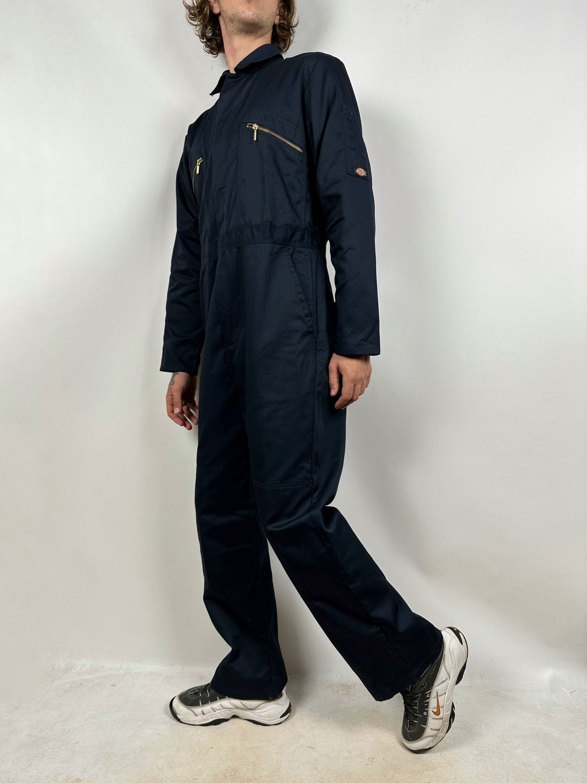 Dickies Vintage Dickies Navy Blue Coverall Overall Workers Jumpsuit Size US 32 / EU 48 - 2 Thumbnail