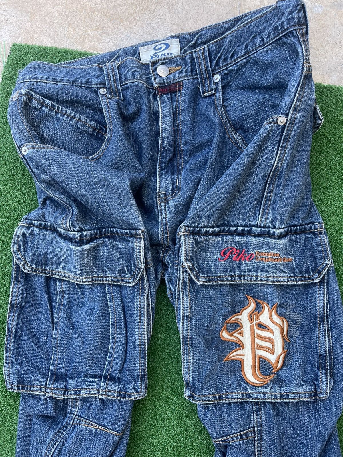 Ron Jon Surf Shop Hawaiian Piko Jeans Cargo Pants Size US 31 - 13 Thumbnail