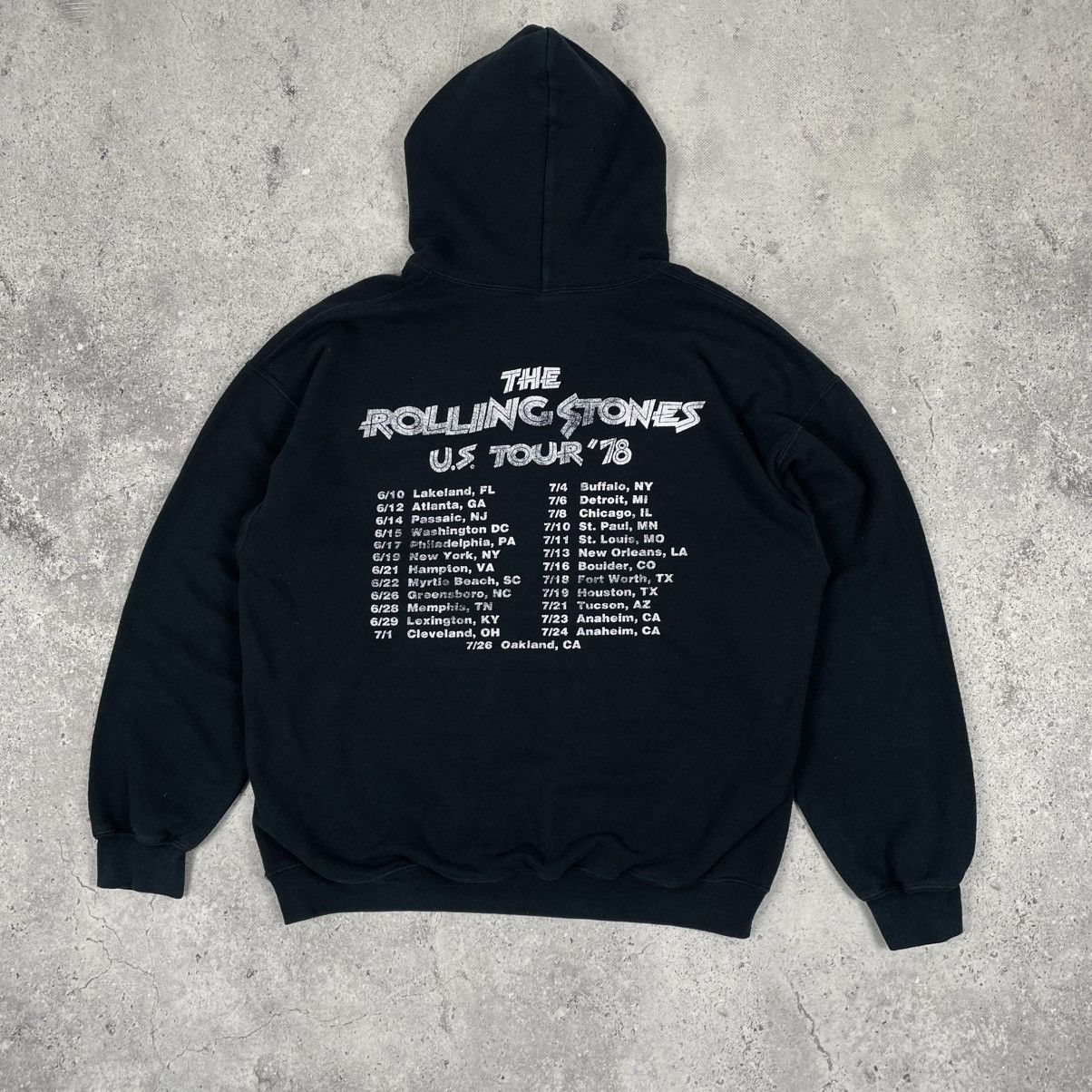 Band Tees × The Rolling Stones × Vintage Vintage Rolling Stones U.S. Tour 78 Hoodie Size US L / EU 52-54 / 3 - 6 Thumbnail