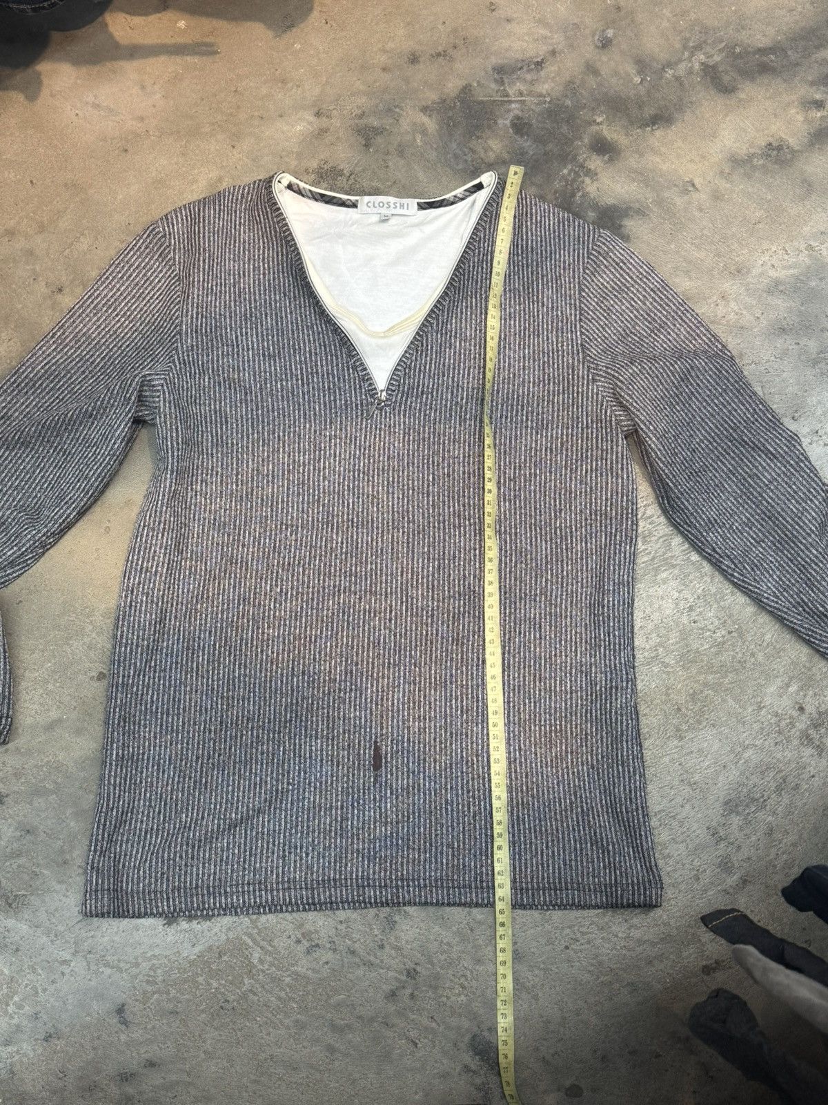If Six Was Nine × Japanese Brand × Le Grande Bleu (L.G.B.) Double Layers Closshi Long Sleeve Size US M / EU 48-50 / 2 - 8 Thumbnail