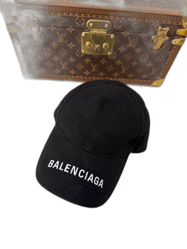 Balenciaga Balenciaga Black Logo Baseball Cap Size ONE SIZE - 1 Thumbnail