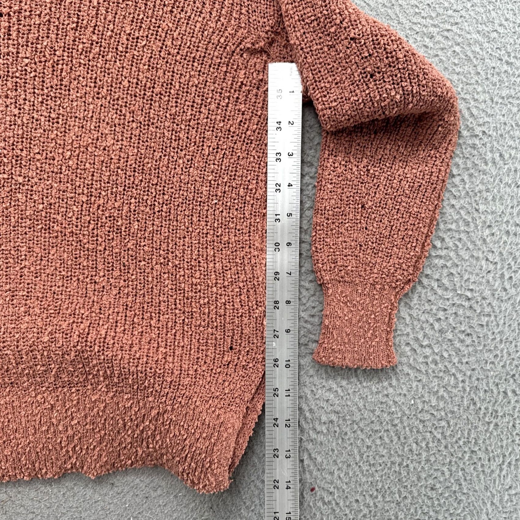 Rachel Zoe Rachel Zoe V Neck Knit Long Sleeve Sweater Women’s Size L Pink Womens Knit Sweater V-Neck Size L / US 10 / IT 46 - 6 Thumbnail
