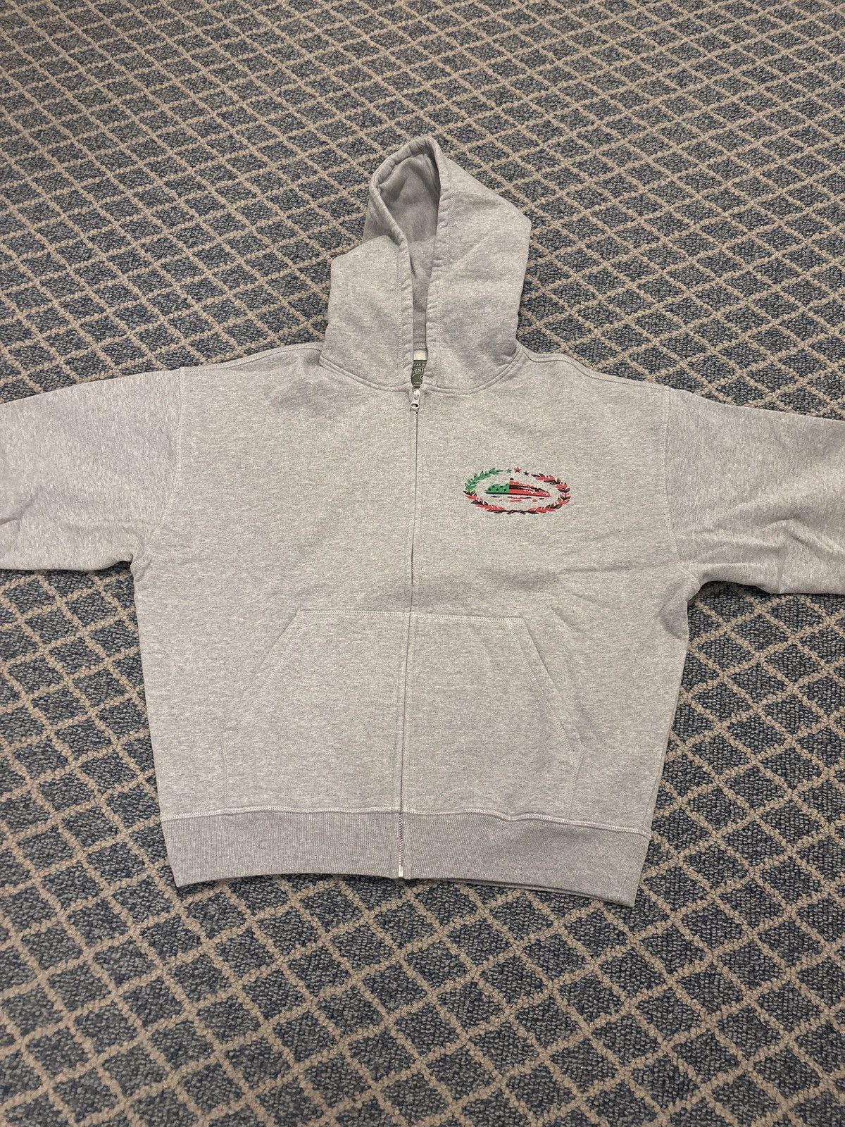 DENIM TEARS Corteiz X Denim Tears Cortears Royale Zip Hoodie Size US L / EU 52-54 / 3 - 1 Thumbnail