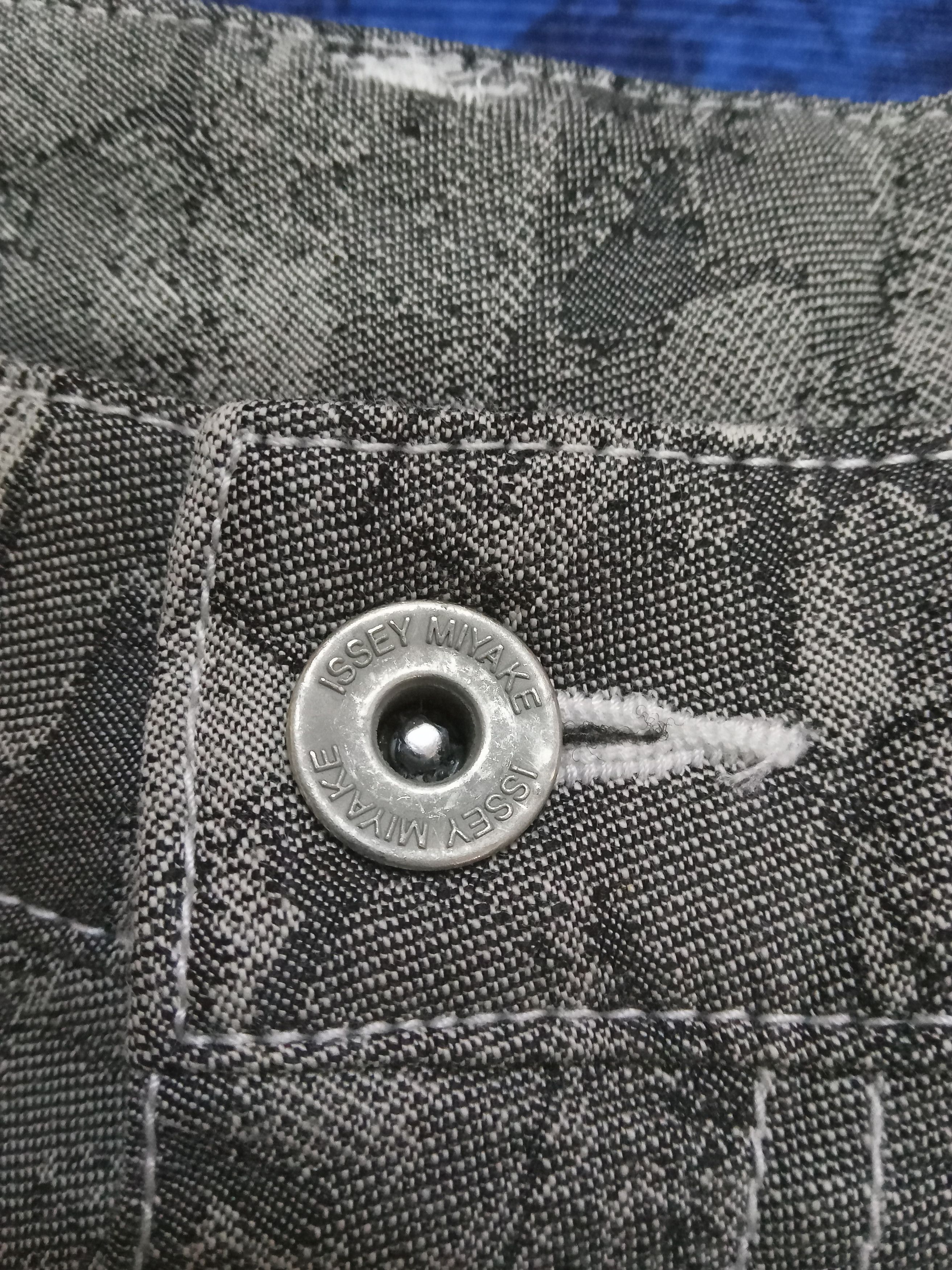 Issey Miyake Issey Miyake A-POC Bush Stroke Knitted Abstract Denim Pants Size US 32 / EU 48 - 6 Thumbnail
