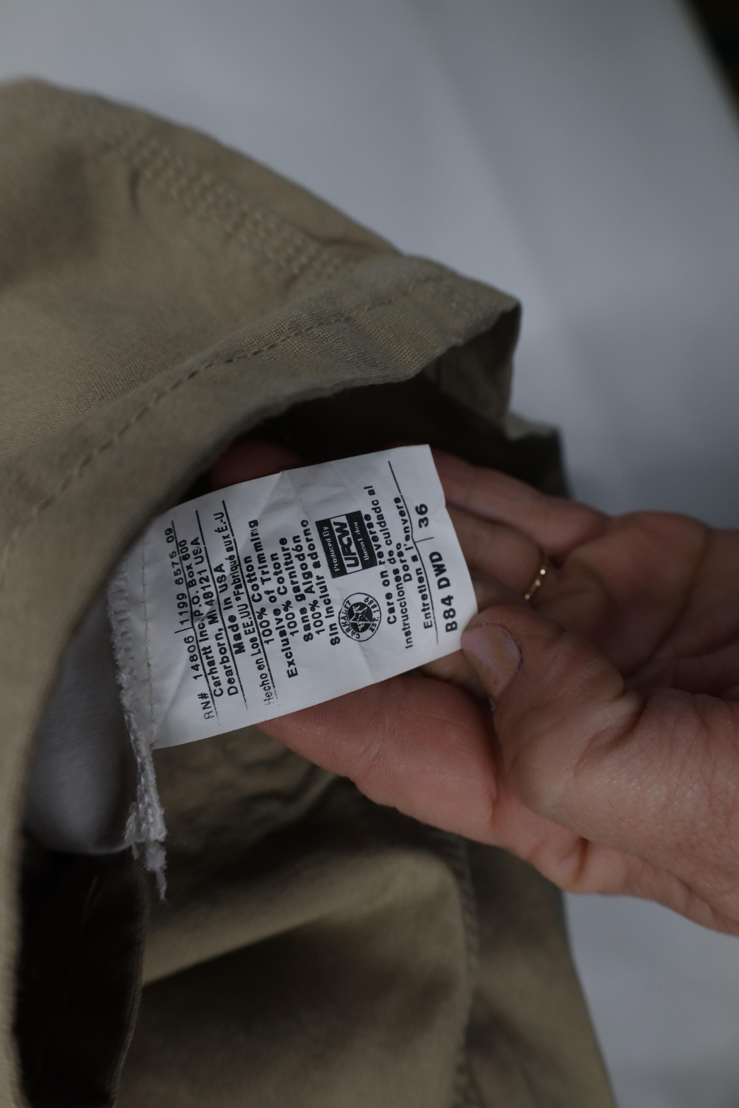 Carhartt Deadstock Vintage 90s Carhartt Above Knee Dungaree Shorts Size US 36 / EU 52 - 6 Thumbnail