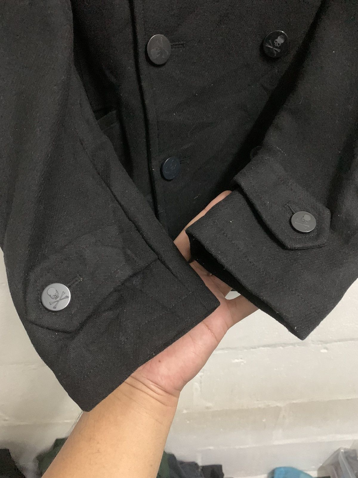 Japanese Brand Vintage Roen X Semantic Design Wool Coat Double Breasted Size US XL / EU 56 / 4 - 14 Thumbnail