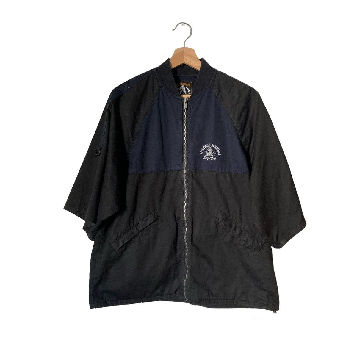 image of Hysteric Glamour Short Sleeve Jacket in Black, Men's (Size Medium)