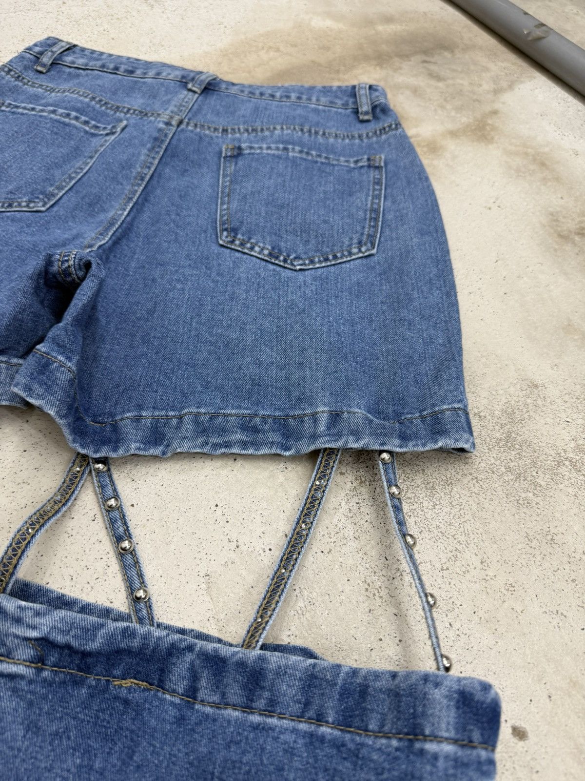 Japanese Brand Y2K Avant Garde Designer Style Street Unisex Denim Pants Size US 28 / EU 44 - 15 Thumbnail