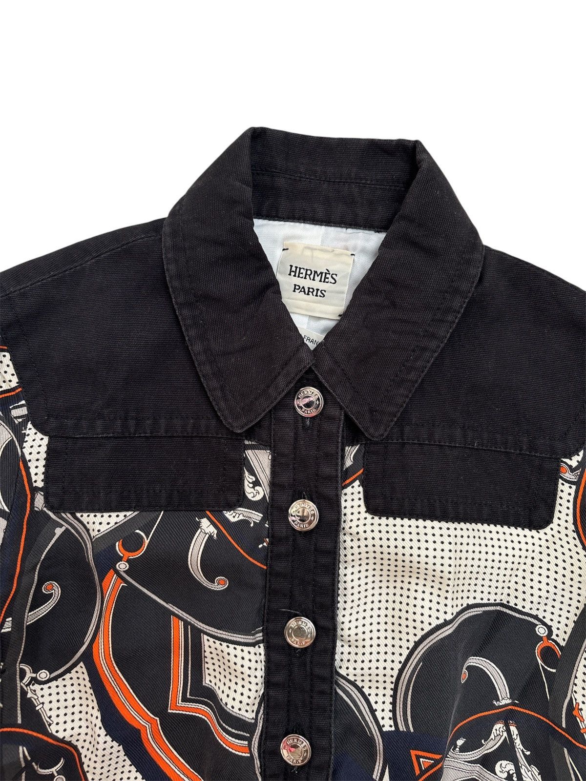 Hermes Resort 2019 Runway Silk Jacket Size XS / US 0-2 / IT 36-38 - 3 Thumbnail
