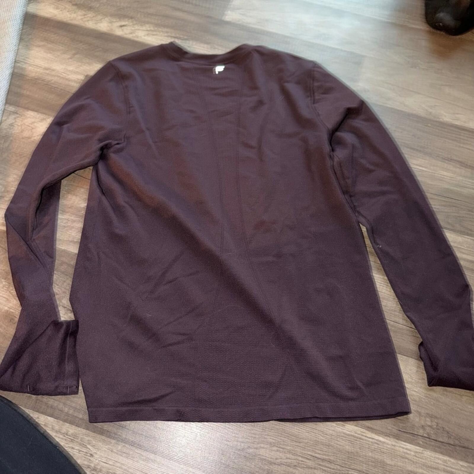 Fabletics Fabletics Womens Long Sleeve Burgundy Size M / US 6-8 / IT 42-44 - 3 Thumbnail