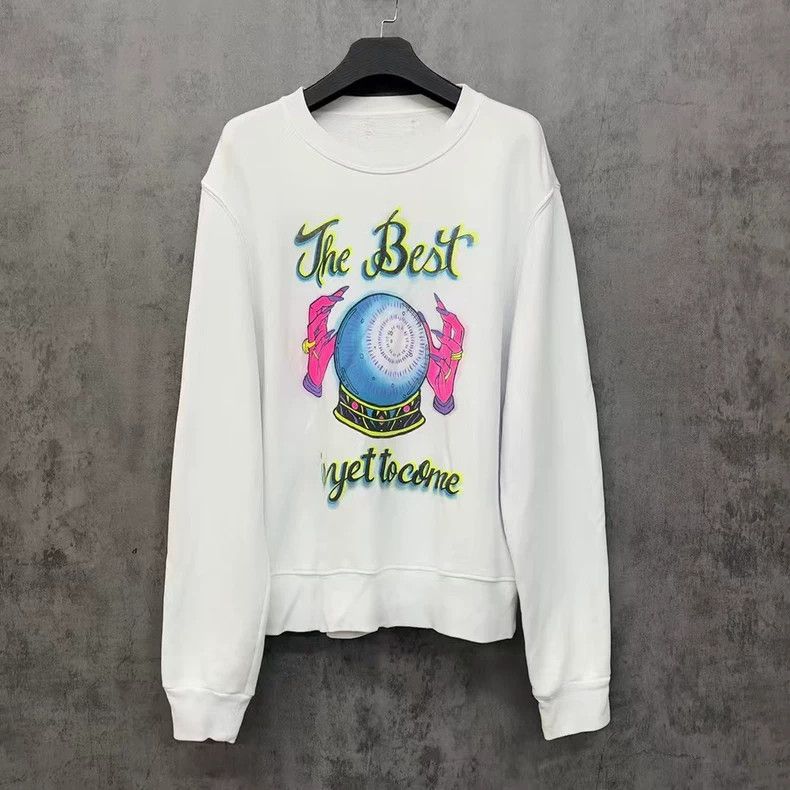 Amiri Amiri Logo White Sweatshirt Size US M / EU 48-50 / 2 - 1 Thumbnail