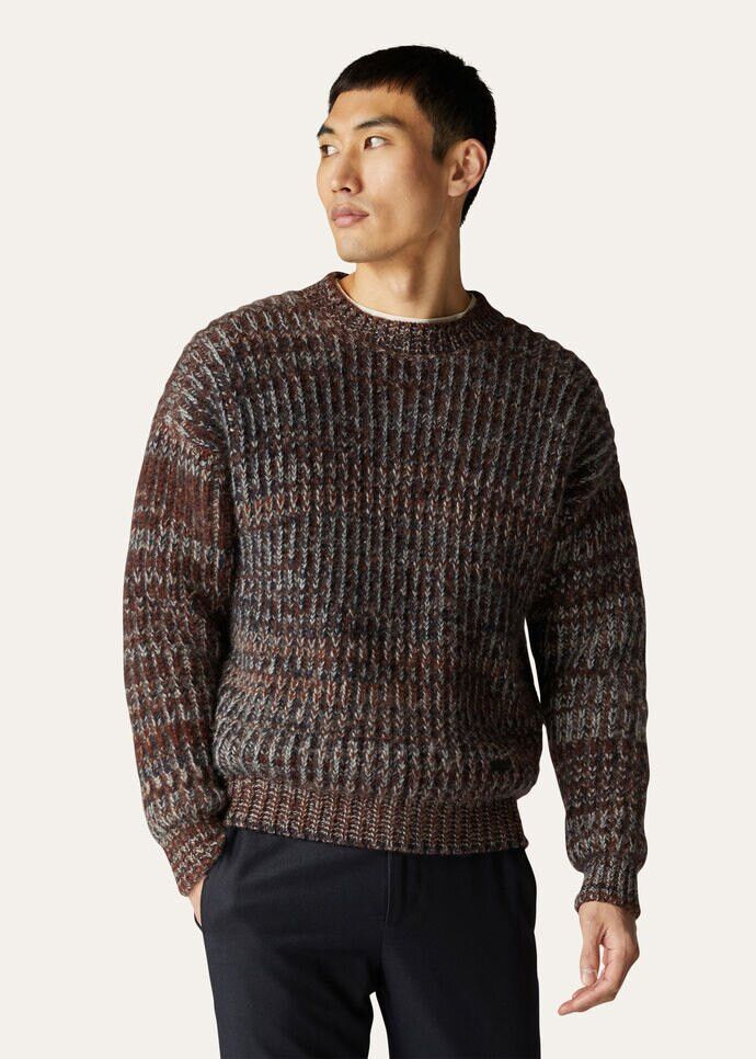 Loro Piana o1w1db10724 Glyde Crew Neck Cashmere Sweater in Multicolor Size US M / EU 48-50 / 2 - 1 Thumbnail
