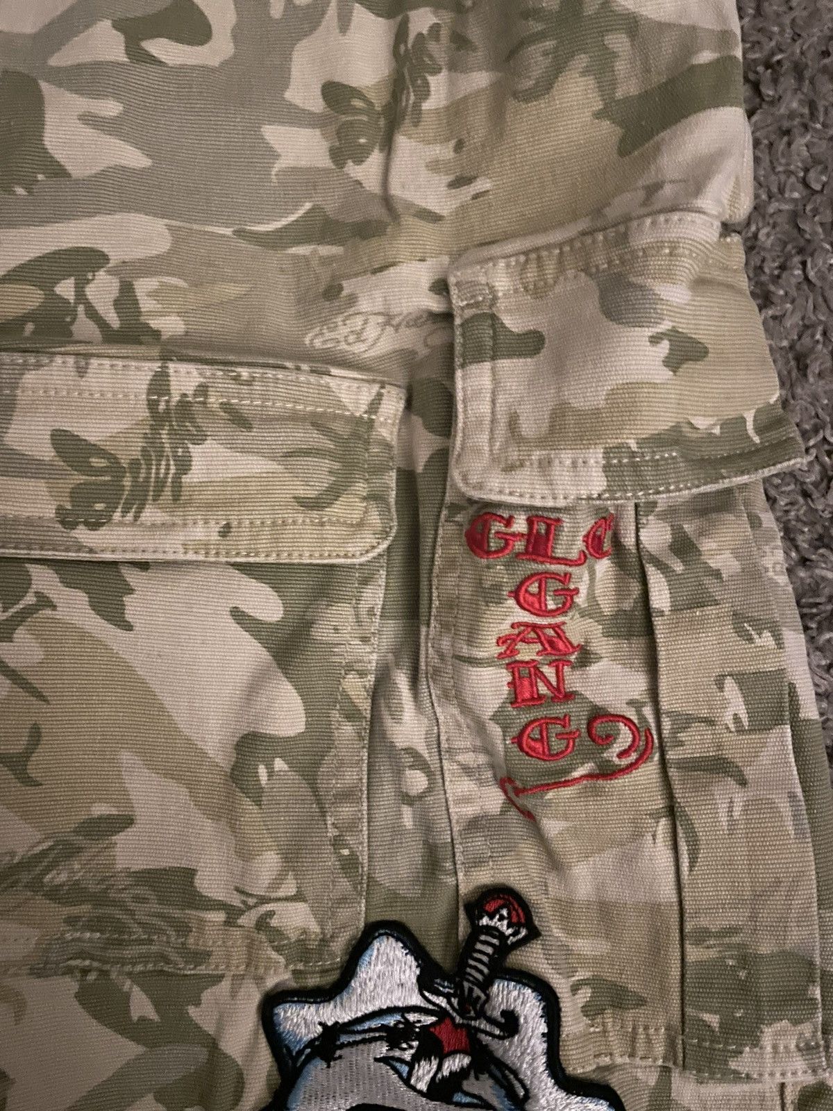 Ed Hardy × Glo Gang × Unknown London Rare unknown x chief keef x ed hardy camo pants Size US 30 / EU 46 - 4 Thumbnail