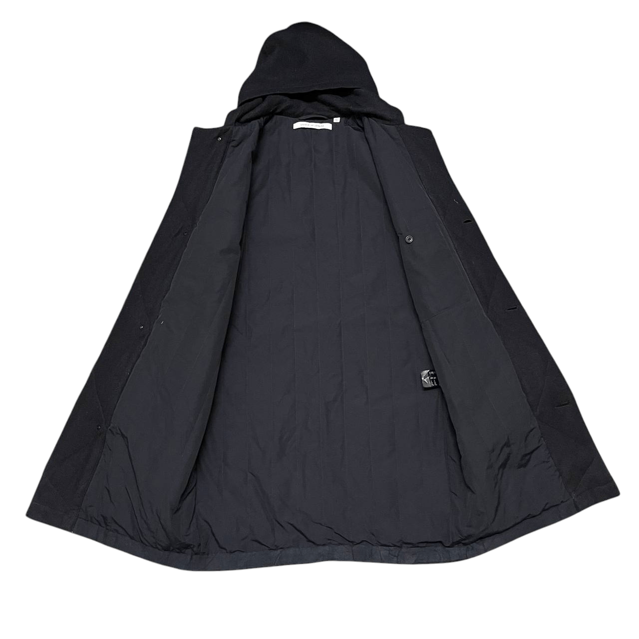 Lemaire × Uniqlo Uniqlo and Lemaire Wool Hooded Coat Size US M / EU 48-50 / 2 - 5 Thumbnail