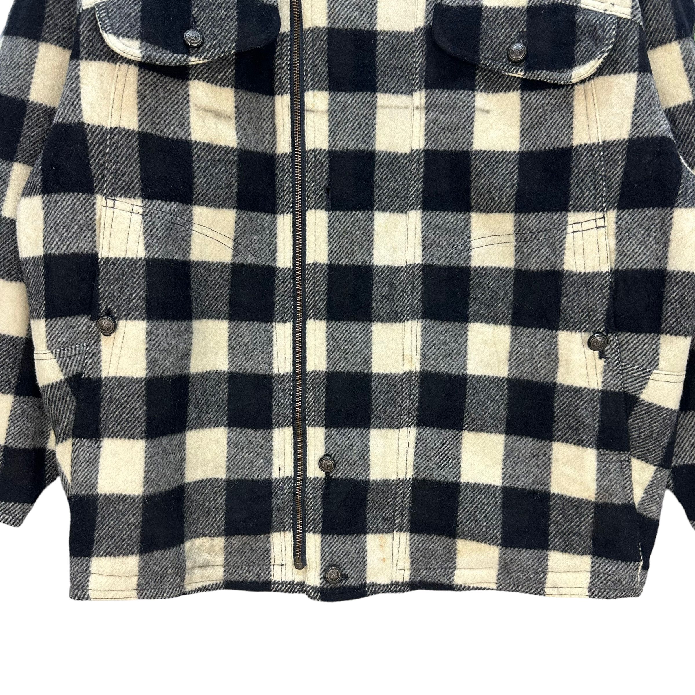 Hardy Amies HARDY AMIES SPORT CANADIAN ROCKY CHECKED JACKET #7992-195 Size US XL / EU 56 / 4 - 4 Thumbnail