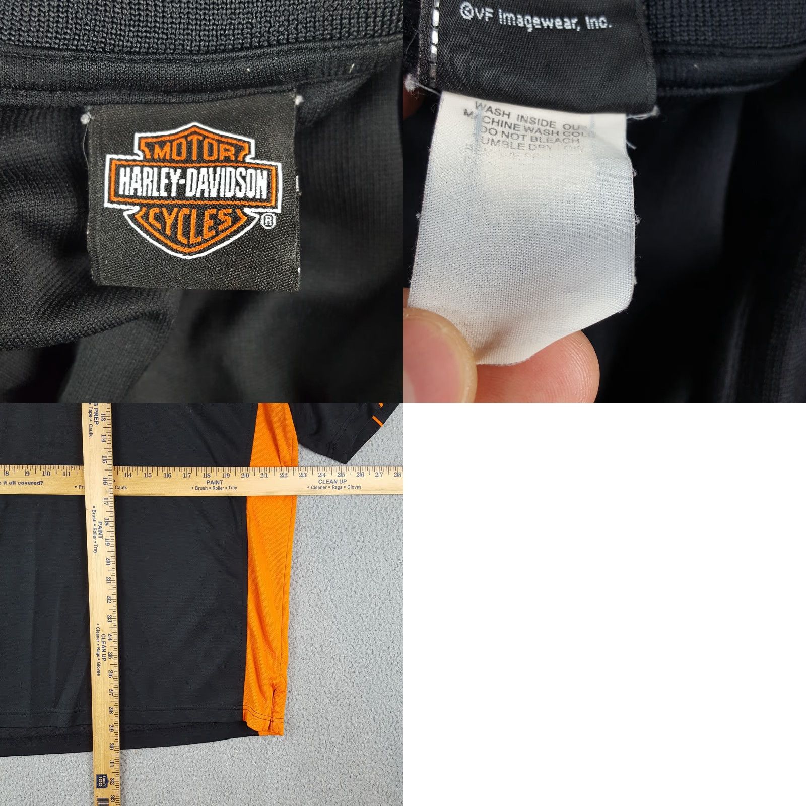 Harley Davidson VINTAGE Harley-Davidson Work Shirt Polo Men's XL Orange Logo 90s Biker Classic Motorcycle Summer Spring Fall Casual Workwear Size US XL / EU 56 / 4 - 8 Thumbnail