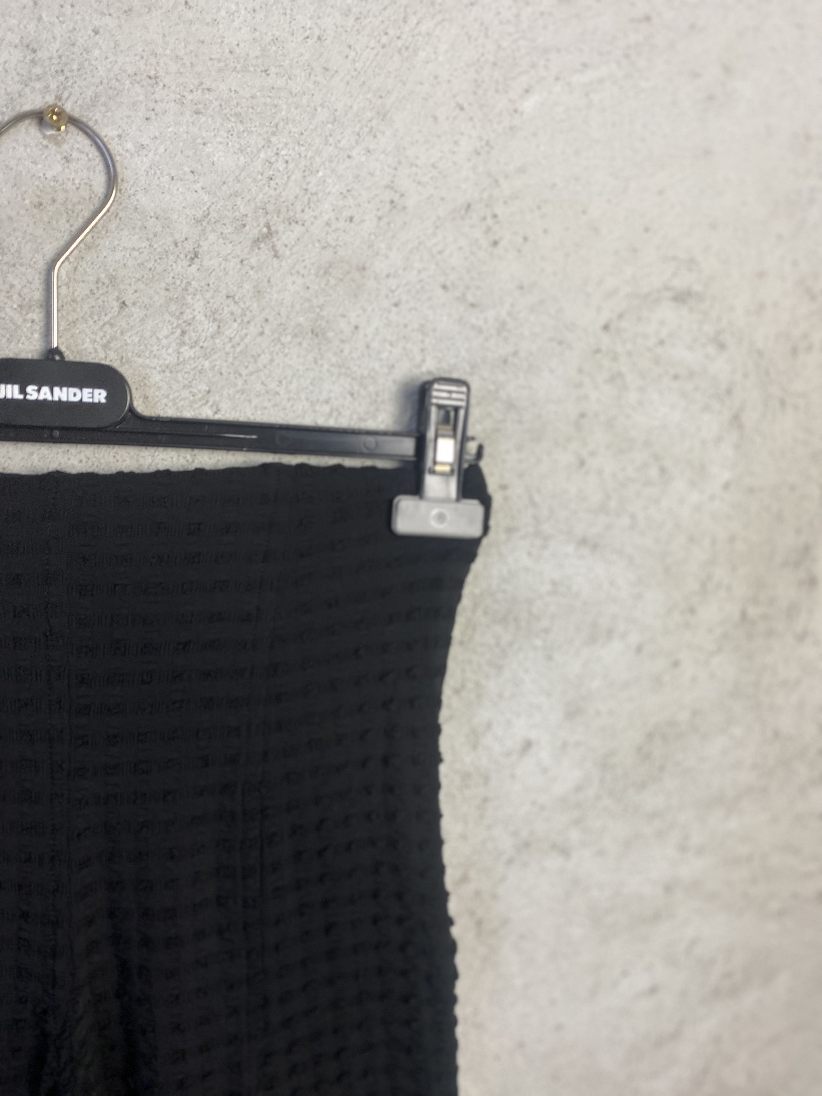 Ganni Ganni black Cloque straight leg pants Size 25" / US 0 / IT 36 - 2 Thumbnail