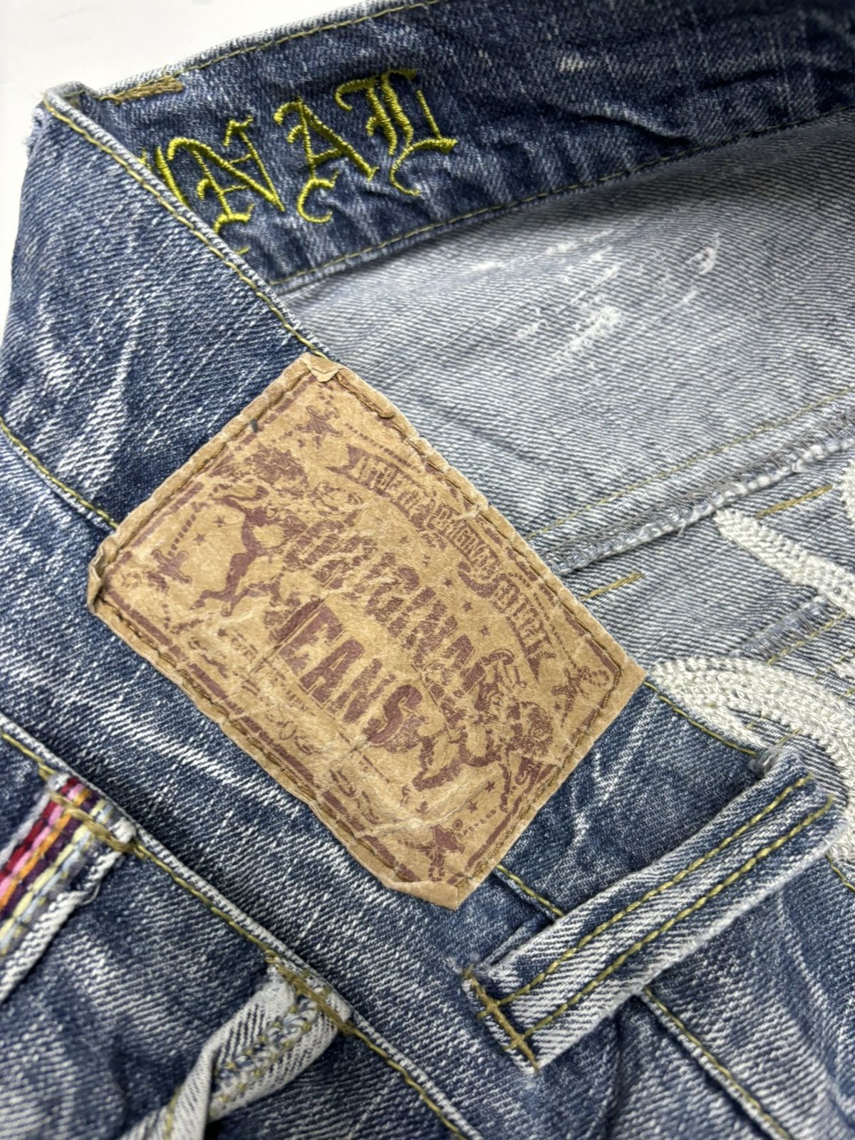 If Six Was Nine × Seditionaries 💥DOUBLE WAIST PUNK ORIGINAL JEANS VINTAGE Size US 34 / EU 50 - 9 Thumbnail