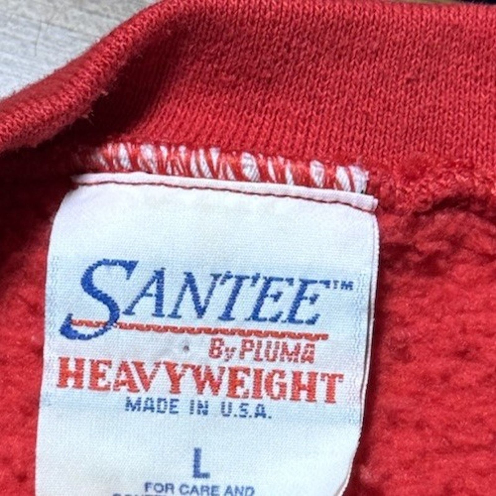Gildan VTG Ohio State Buckeyes Red Santee Sweatshirt USA size L Size US L / EU 52-54 / 3 - 3 Thumbnail