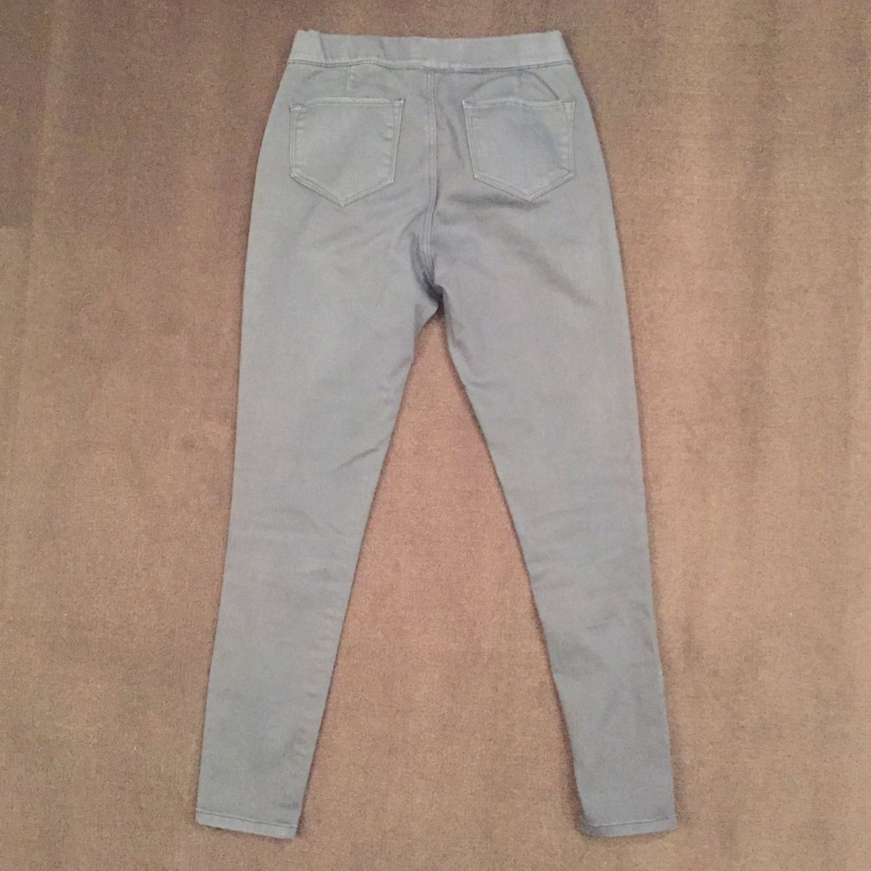 Vintage Easel Pants Womens Small Gray Ankle Zip Drawstring Chino Skinny Casual 28in Inseam Womens Size 28" / US 6 / IT 42 - 6 Thumbnail