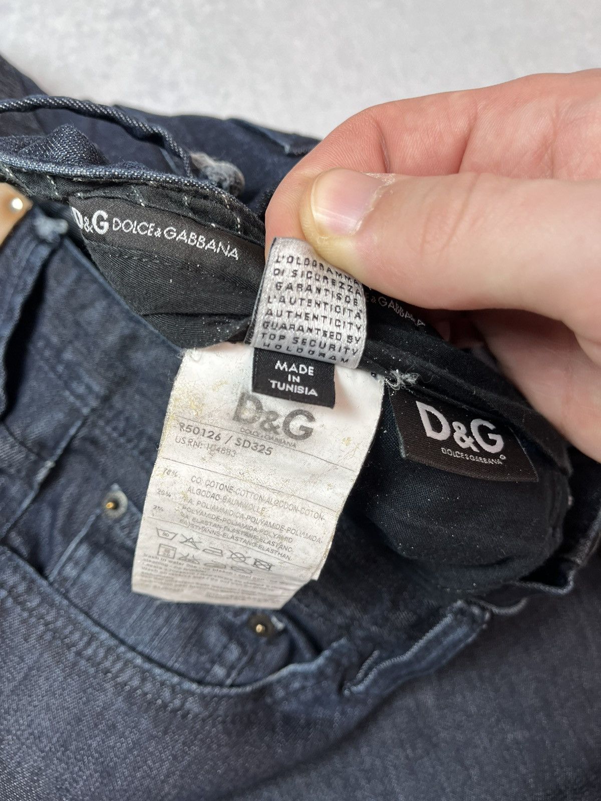 Dolce & Gabbana VERY RARE D&G Dolce & Gabbana Audacious Archival Denim Jeans Size US 36 / EU 52 - 8 Thumbnail