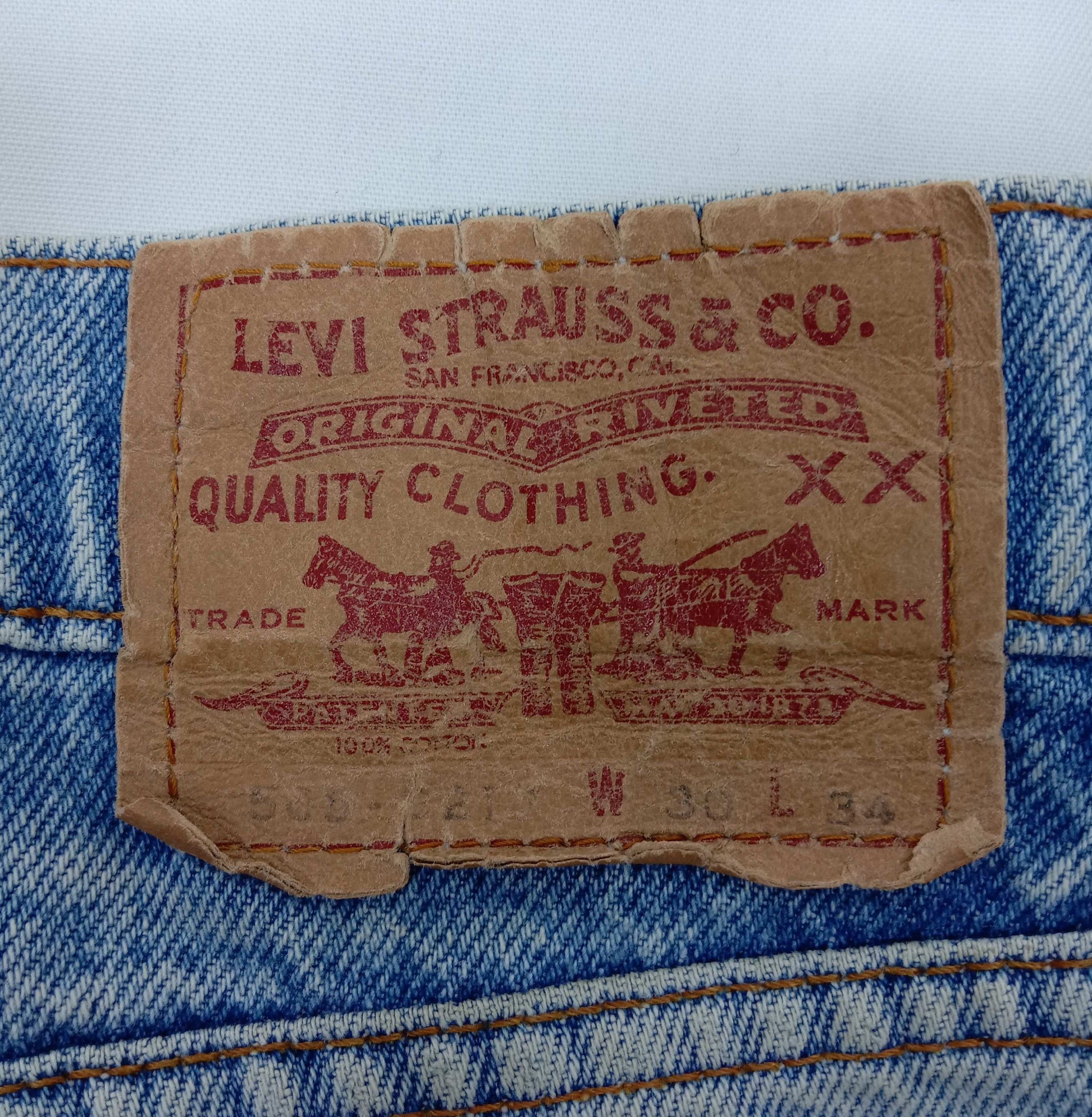 Levi's Vintage Levi's 505 Jeans Rusty Wash Distressed Denim Size US 29 - 11 Thumbnail