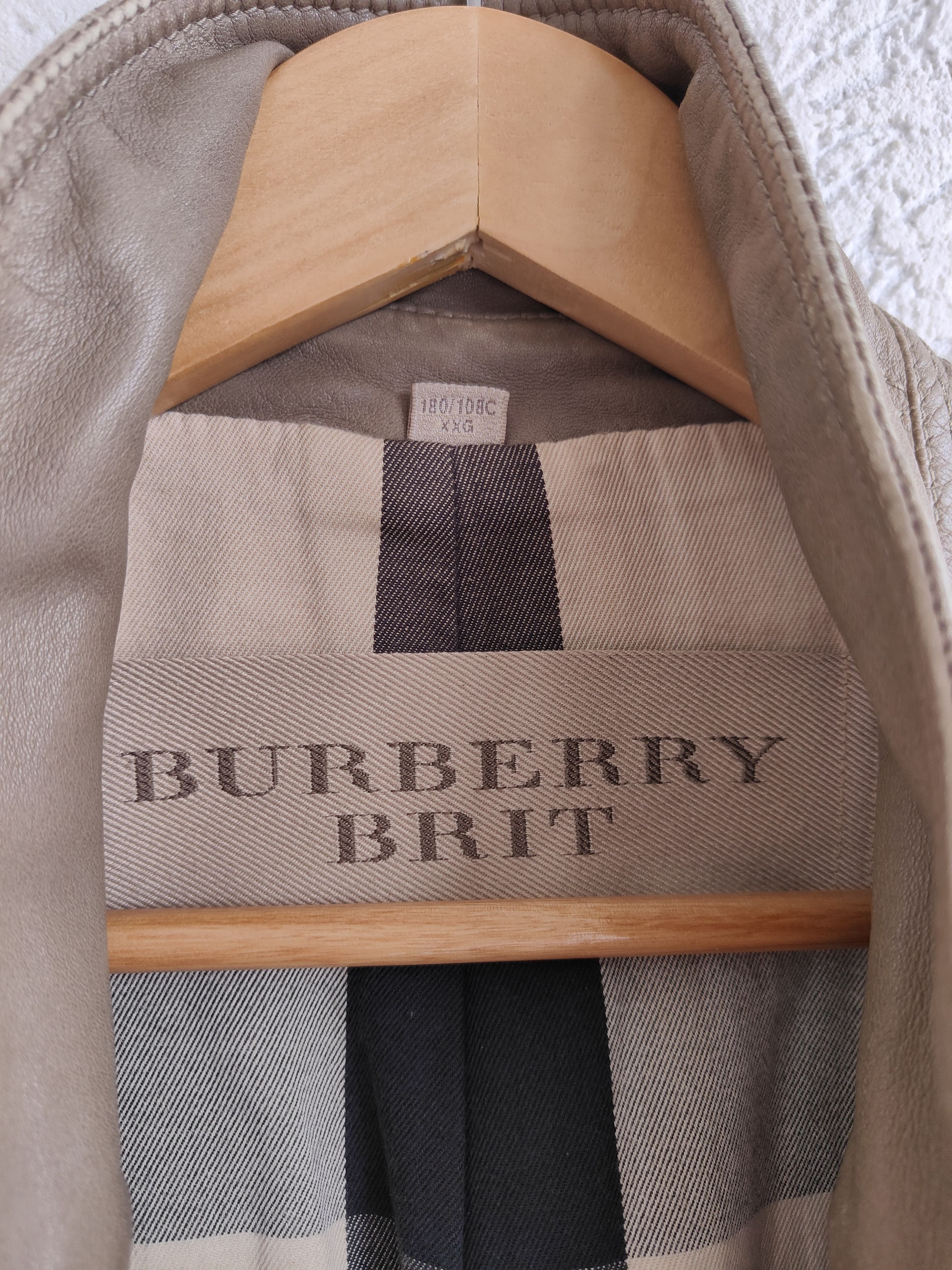 Burberry Burberry Brit Lamb Leather Field Jacket Size US XXL / EU 58 / 5 - 7 Thumbnail