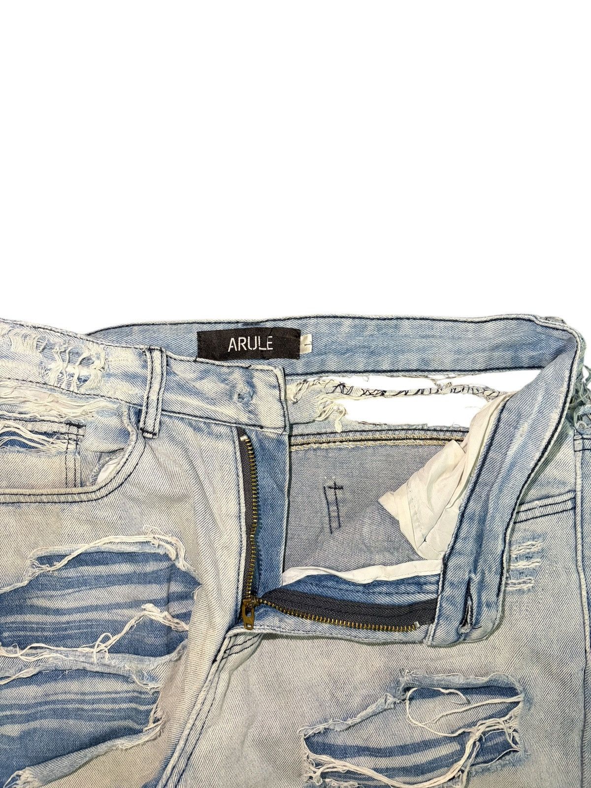 Tornado Mart Vintage Japanese Brand Heavy Distressed Flare Jeans Size US 32 / EU 48 - 5 Thumbnail