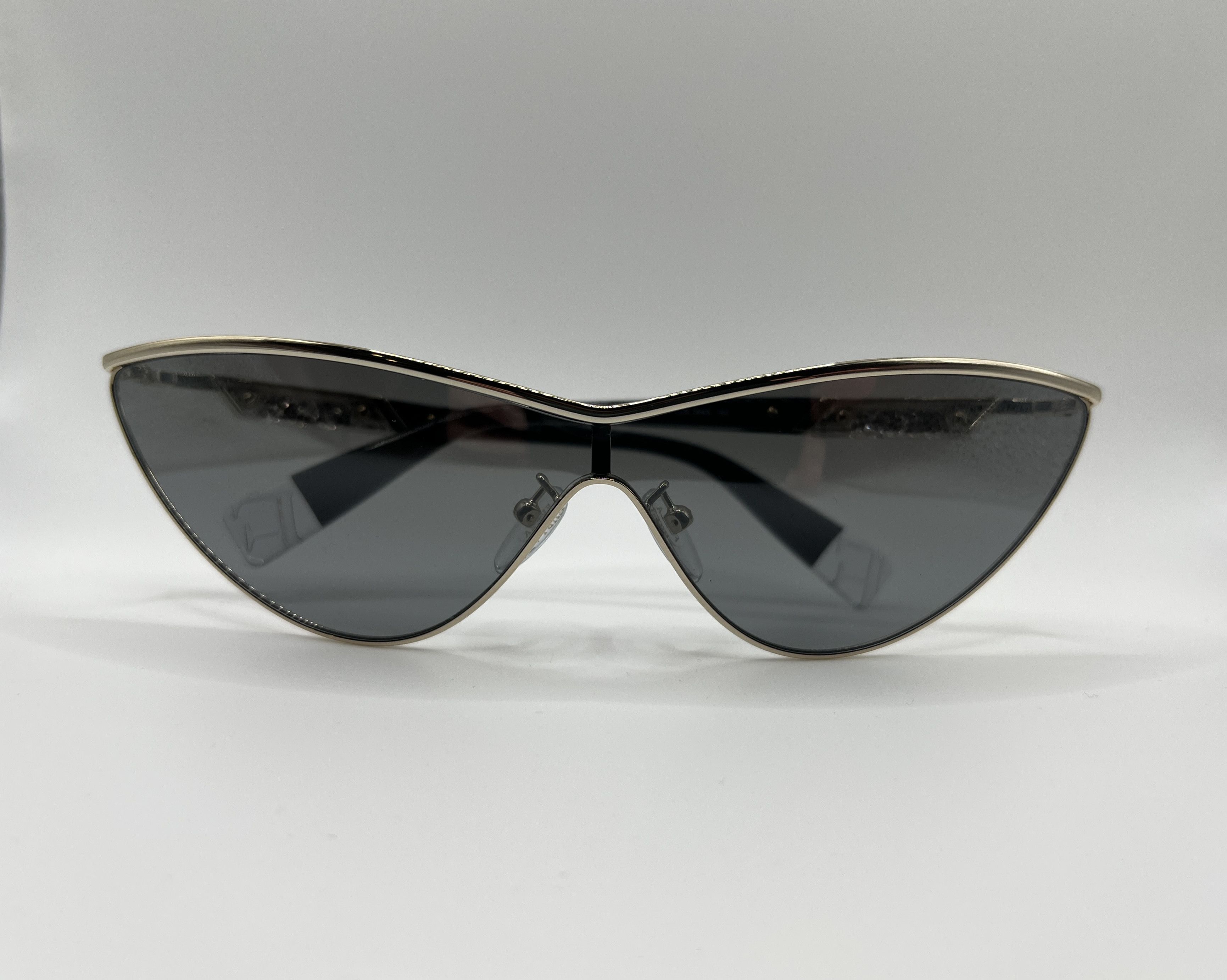 Furla Furla SFU311 Cat Eye Crystal Sunglasses Black/Gold Size ONE SIZE - 2 Thumbnail